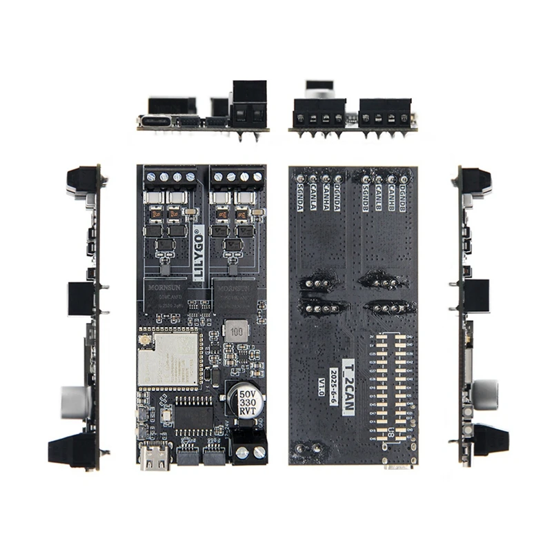 LILYGO T-2CAN ESP32-S3 Development Board Stand-Alone CAN Controller with SPl Interface 16MB FLASH / 8M PSRAM Wireless Module