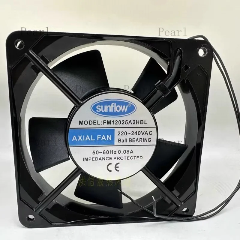 S   For sunflow FM12025A2HBL 220-240V 0.08A 120*25MM Cooling Fan 1PCS