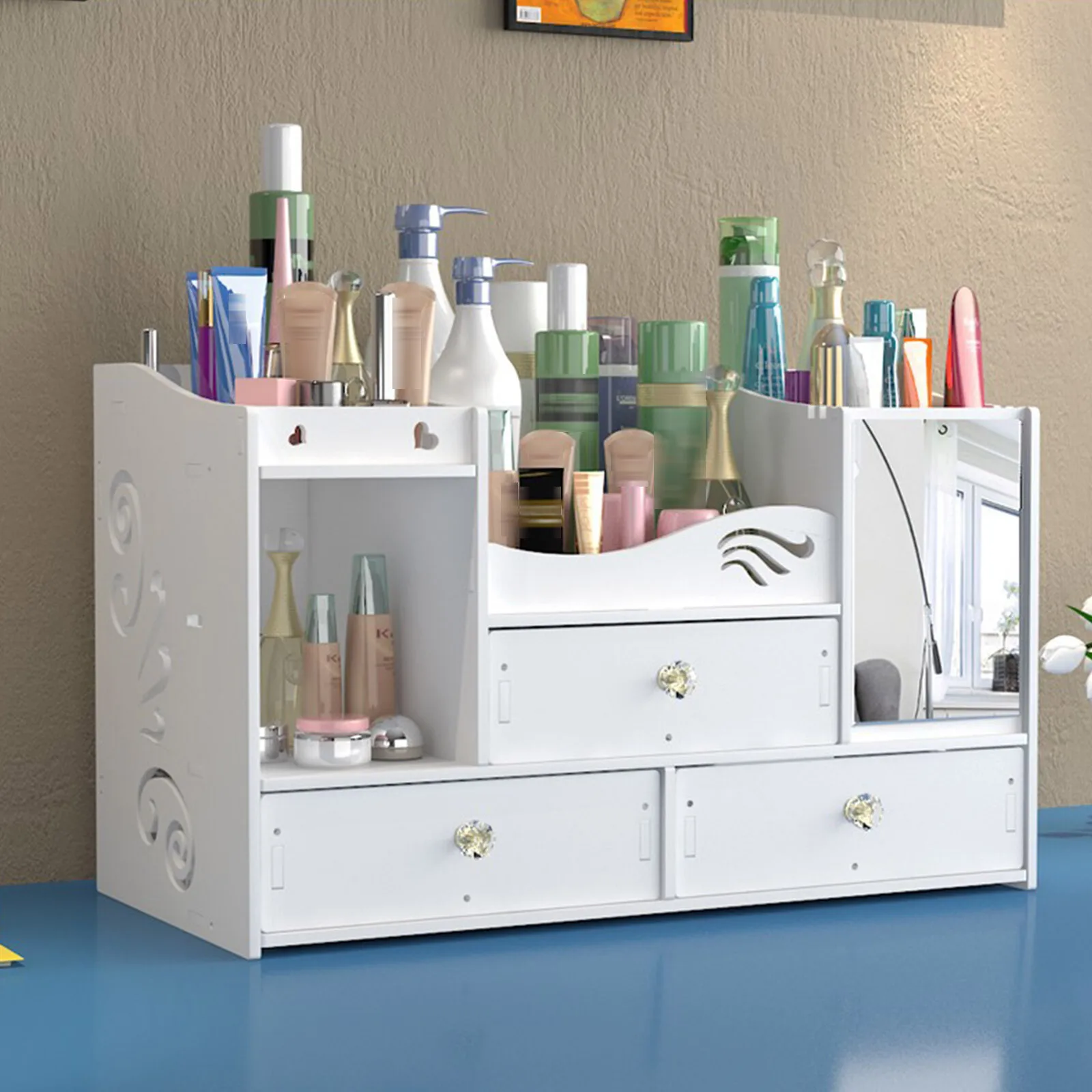 3 Tier Makeup Organizer Cosmetic Storage Box