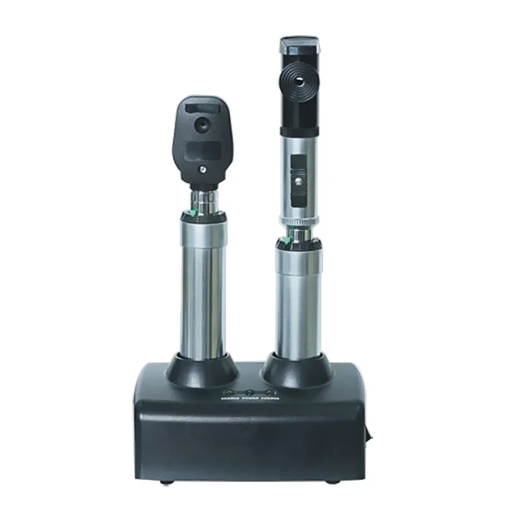 

Low Price YZ-24B 11D Head China Ophthalmic Pair Set Ophthalmoscope and Retinoscope