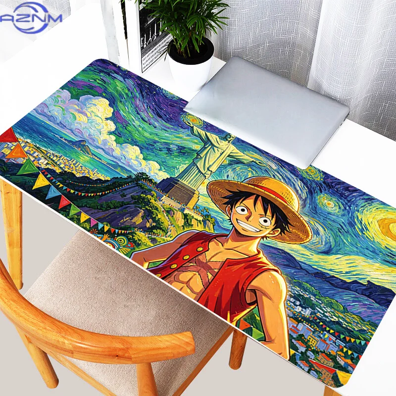 Hot Mouse Pad O-one P-piece luffy Anime Desk Mat cm E-sports Players Mousepad Gamer Keyboard Pad Rubber Computer Mouse Mat