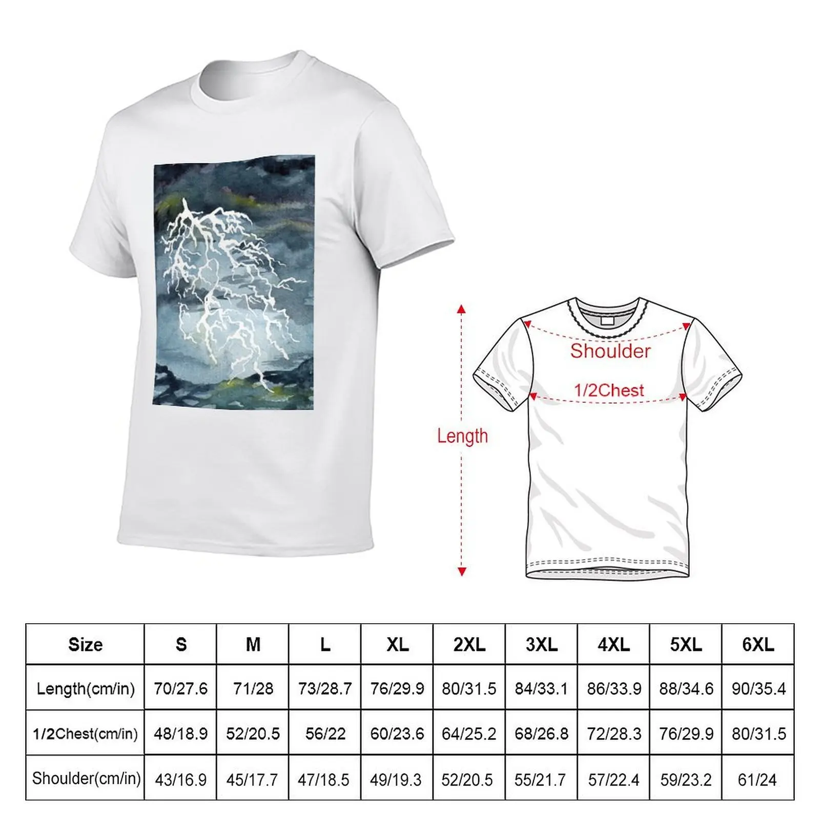 Storm T-Shirt graphics anime stuff plain white t shirts men