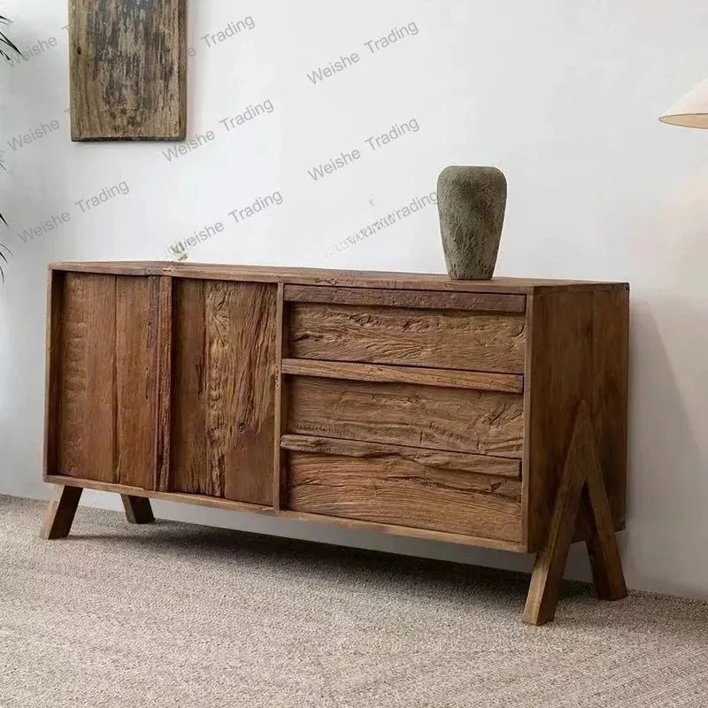 

Rustic Long Living Room Cabinets Classic Drawers Wooden Vintage Living Room Cabinets Furniture Home