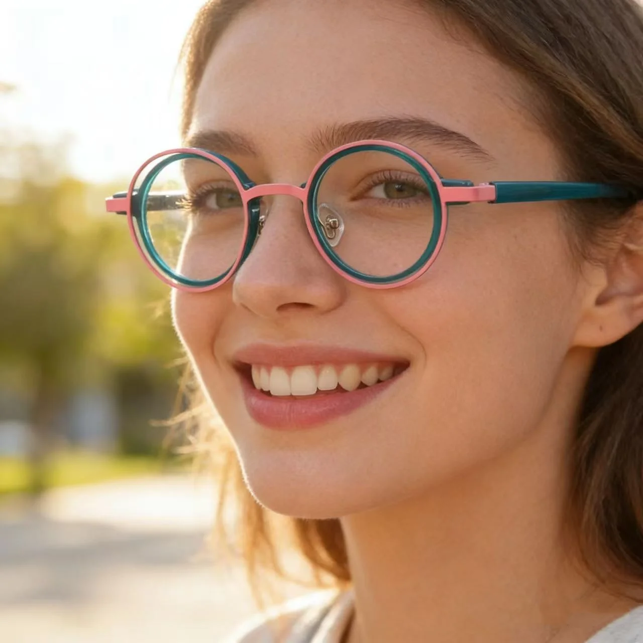 

Round Acetate Glasses Frames For Women Handmade High Quality Brand Fashion Retro Eyeglasses