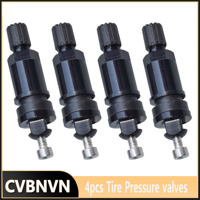 4pcs Tire Pressure Monitoring System Valves Stem Heavy Duty TPMS Valves Stem Accuracy Engineered Tire Valves for Tesla