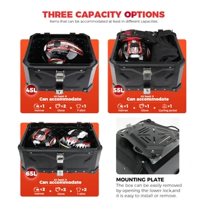 CNC Aluminiumbox für Motorradhelm, Oberkiste für Reisegepäck zu BMW R1200GS Abenteuer 1200 GS R1250GS ADVE 8 Hauptverkaufsbaul für Scooter Moto - №2