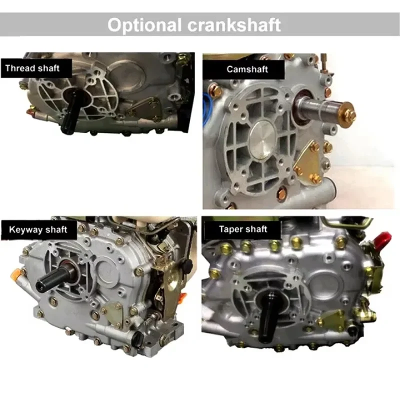 10  Air Cooled Diesel Engine 186FA Single Cylinder Max Power