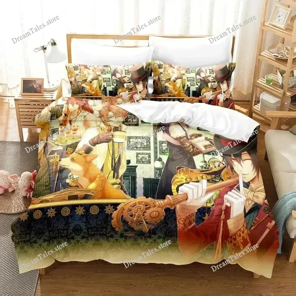 

3D Printed Anime Code Realize Guardian of Rebirth Bedding Set Duvet Cover Bedroom Comforter Single Twin King _Size Quilt Cover36