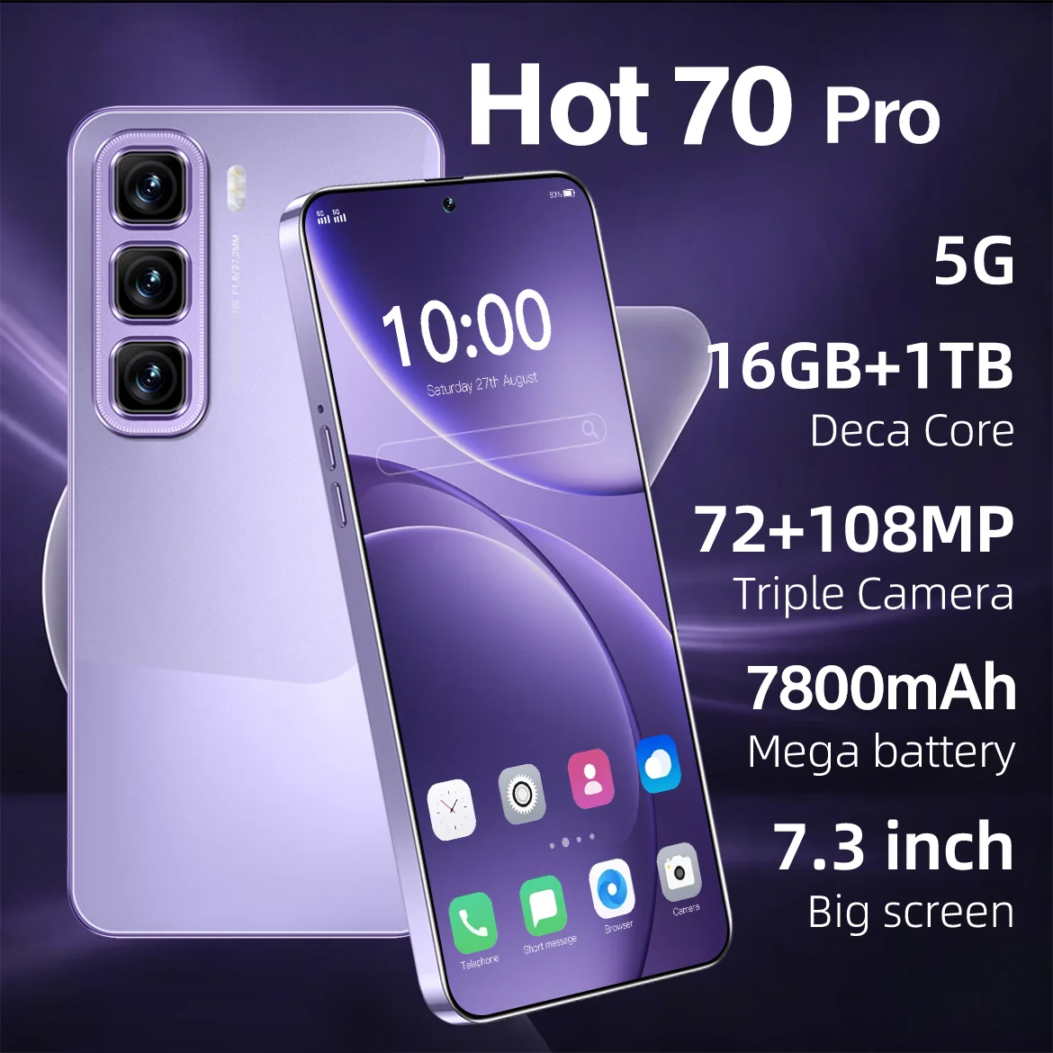 Hot Global Version Standby Hot 70 Pro 7.3