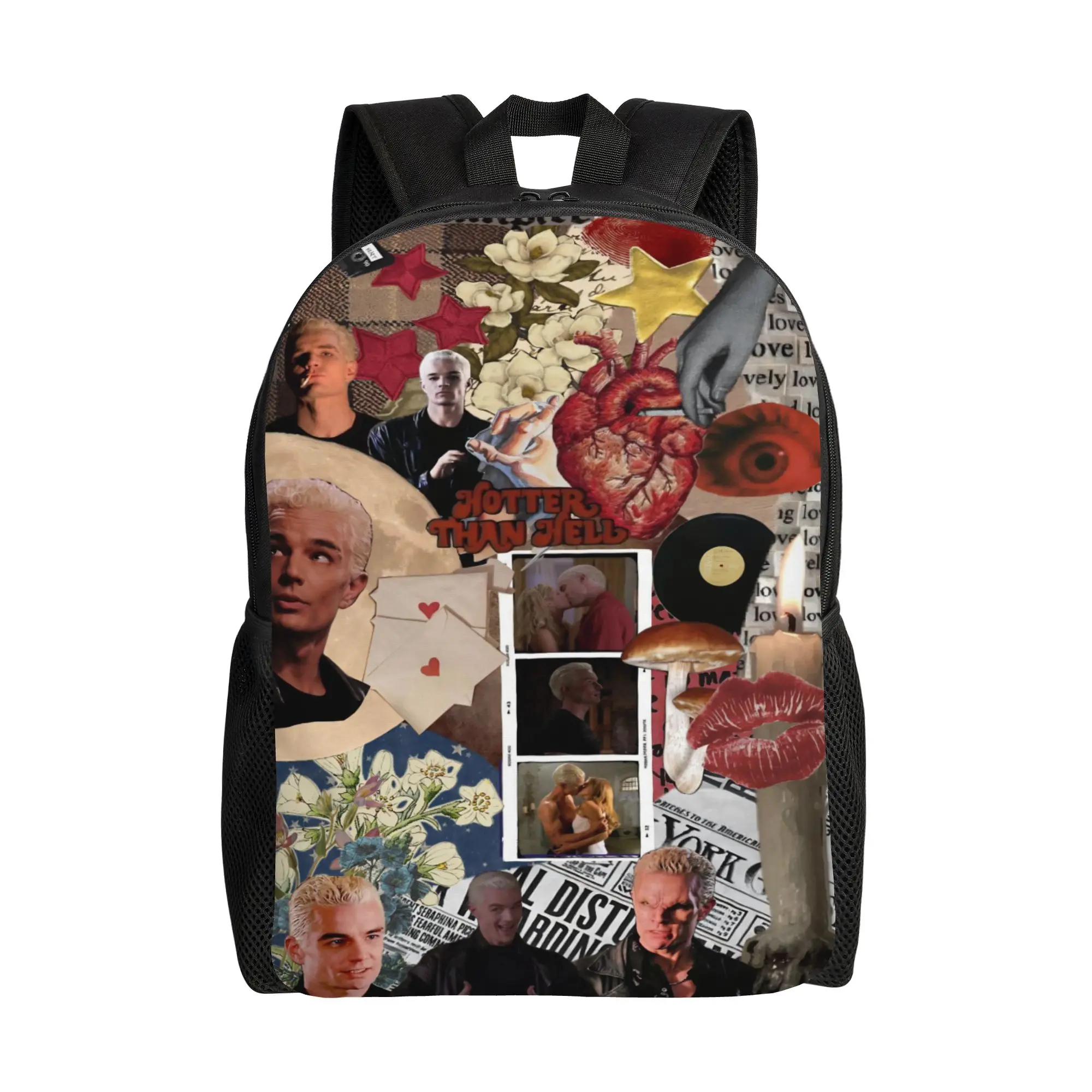 Buffy the Vampire Slayer Cool Backpack Durable High School Hiking Travel Horror Movie Daypack for Men Women Laptop Canvas Bags