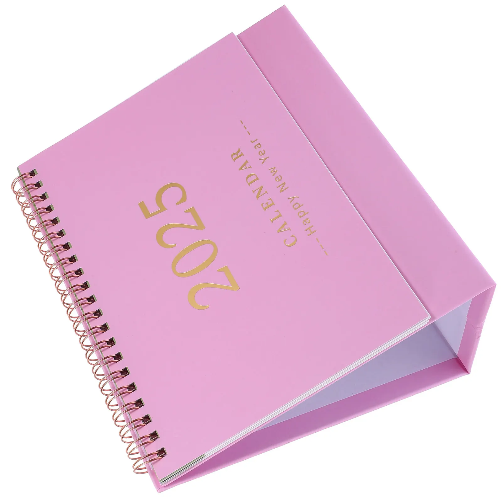 

2025 Mini Desk Calendar Small Tabletop Flip Calendar Dual Wire Bound Daily Schedule Planner for Home Office School Business Use
