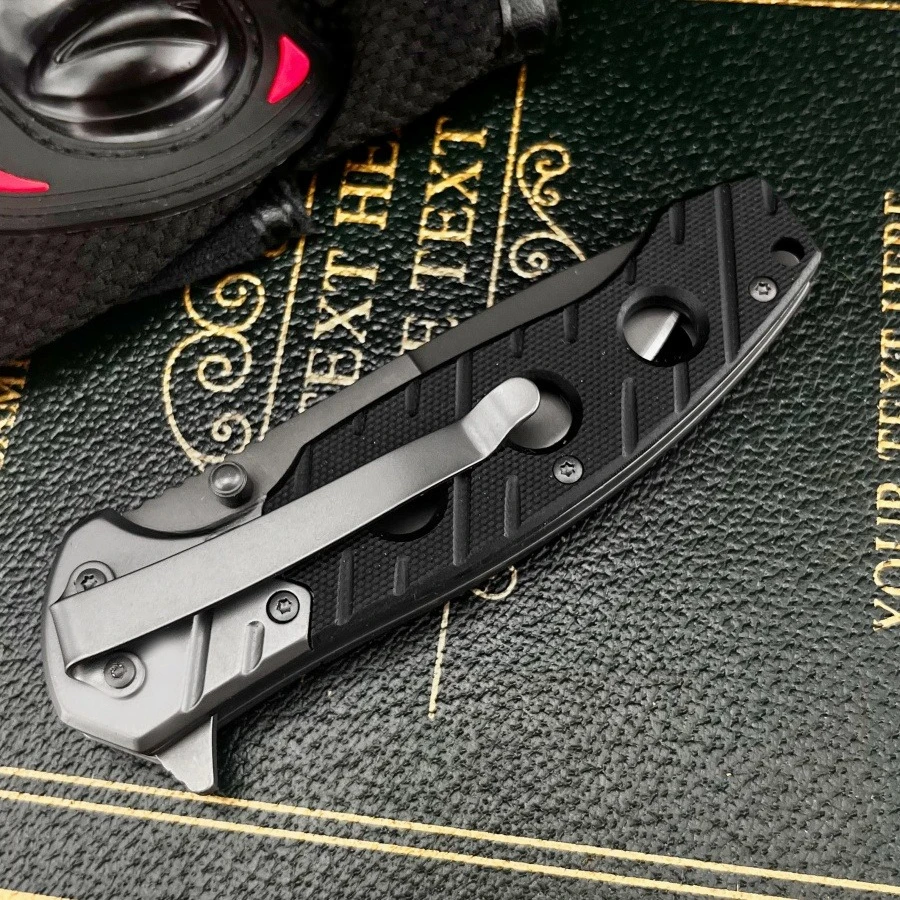 0423 سكين للفرد متعدد الوظائف 5Cr13Mov بليد G10 مقبض المحمولة المنزلية الفاكهة EDC حمل على سكينة أدوات هدايا الرجال