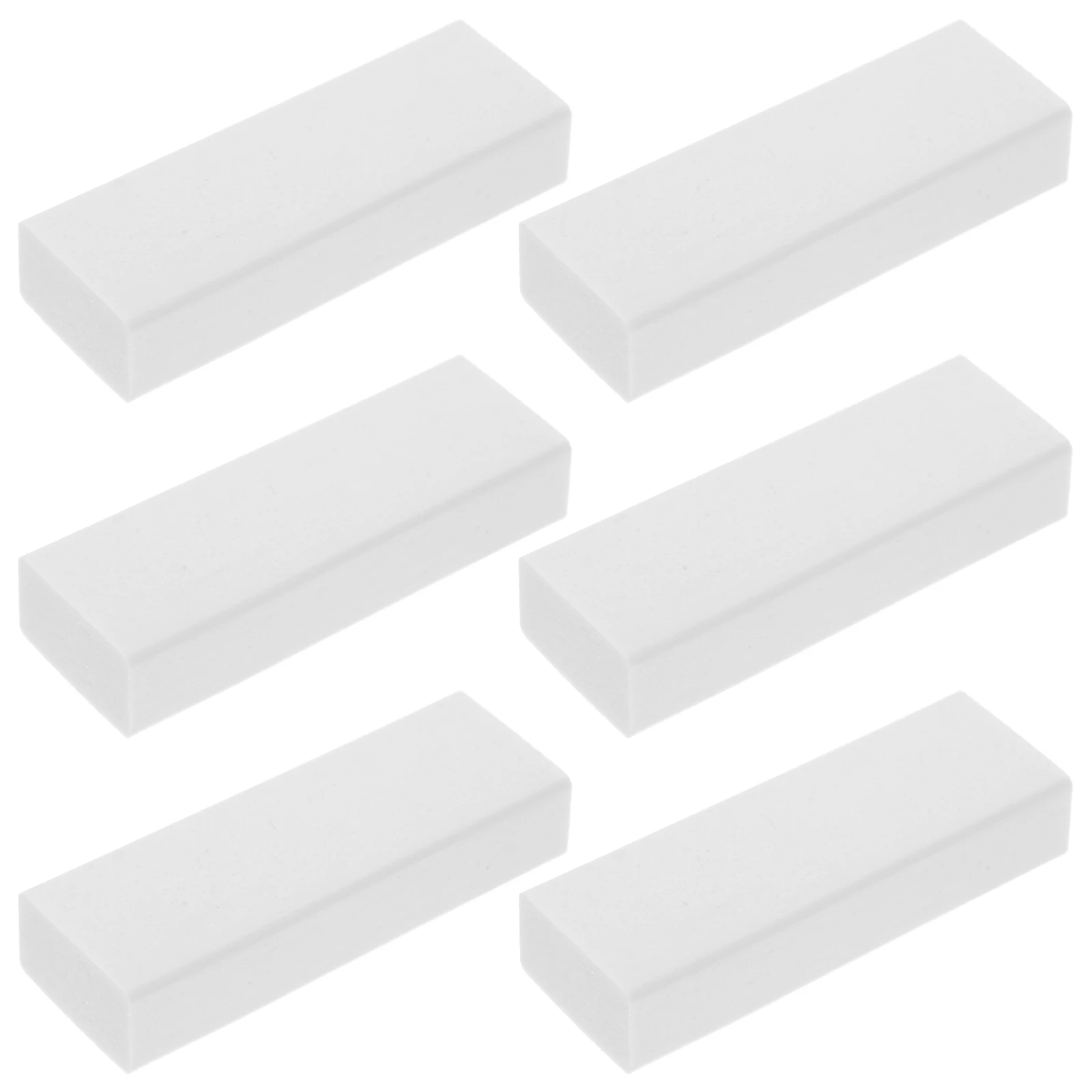

6pcs White Shoes Cleaning Eraser Long Strip Suede Sneakers Polish Sponge Shine Wipes Kit for Footwear suede shoe