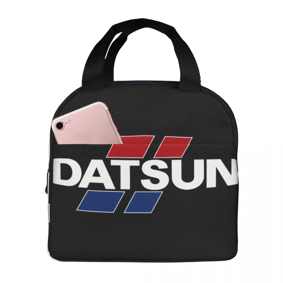 Datsuns Racing Car Portable Lunch Box for Women Leakproof Cooler Thermal Food Insulated Lunch Bag For Travel Work