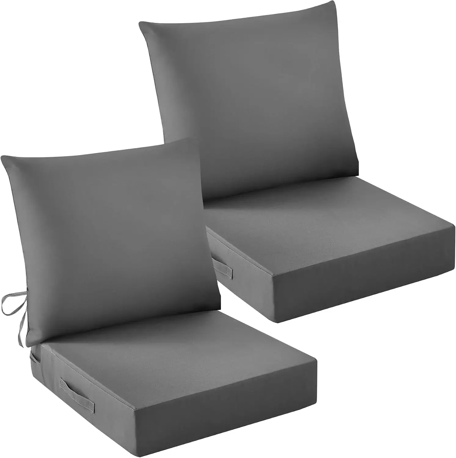 Outdoor Chair Cushions, 24 x 24 Inch Outdoor Cushion for Patio Furniture, Patio Chair Cushion, Waterproof & Fade Resistant Deep
