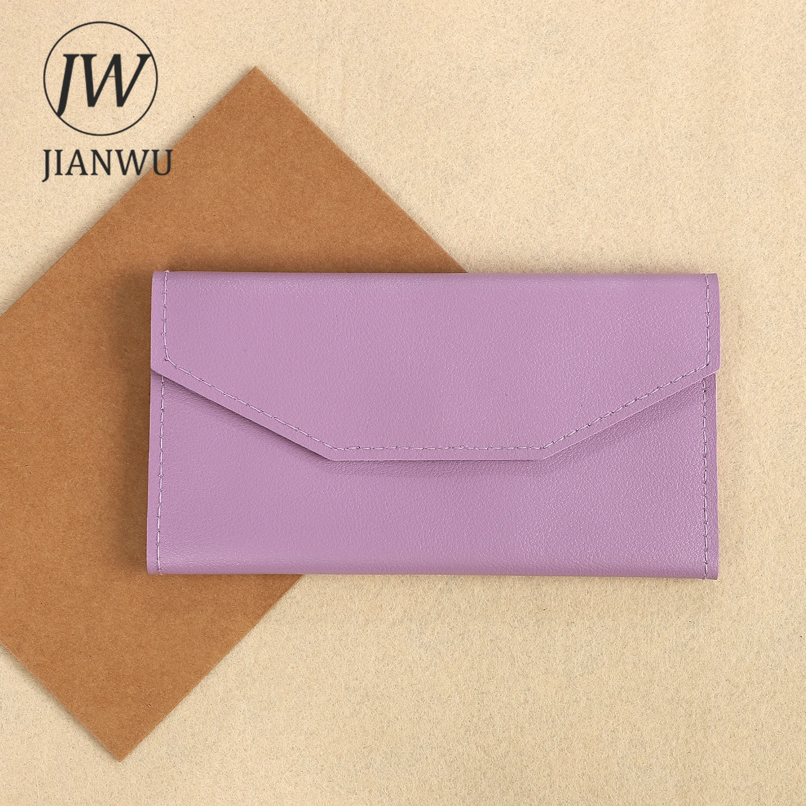 JIANWU Vintage Colorful Multifunctional Handbook Material Collage Leather Tweezers Storage Bag Creative DIY Journal Stationery - view 6