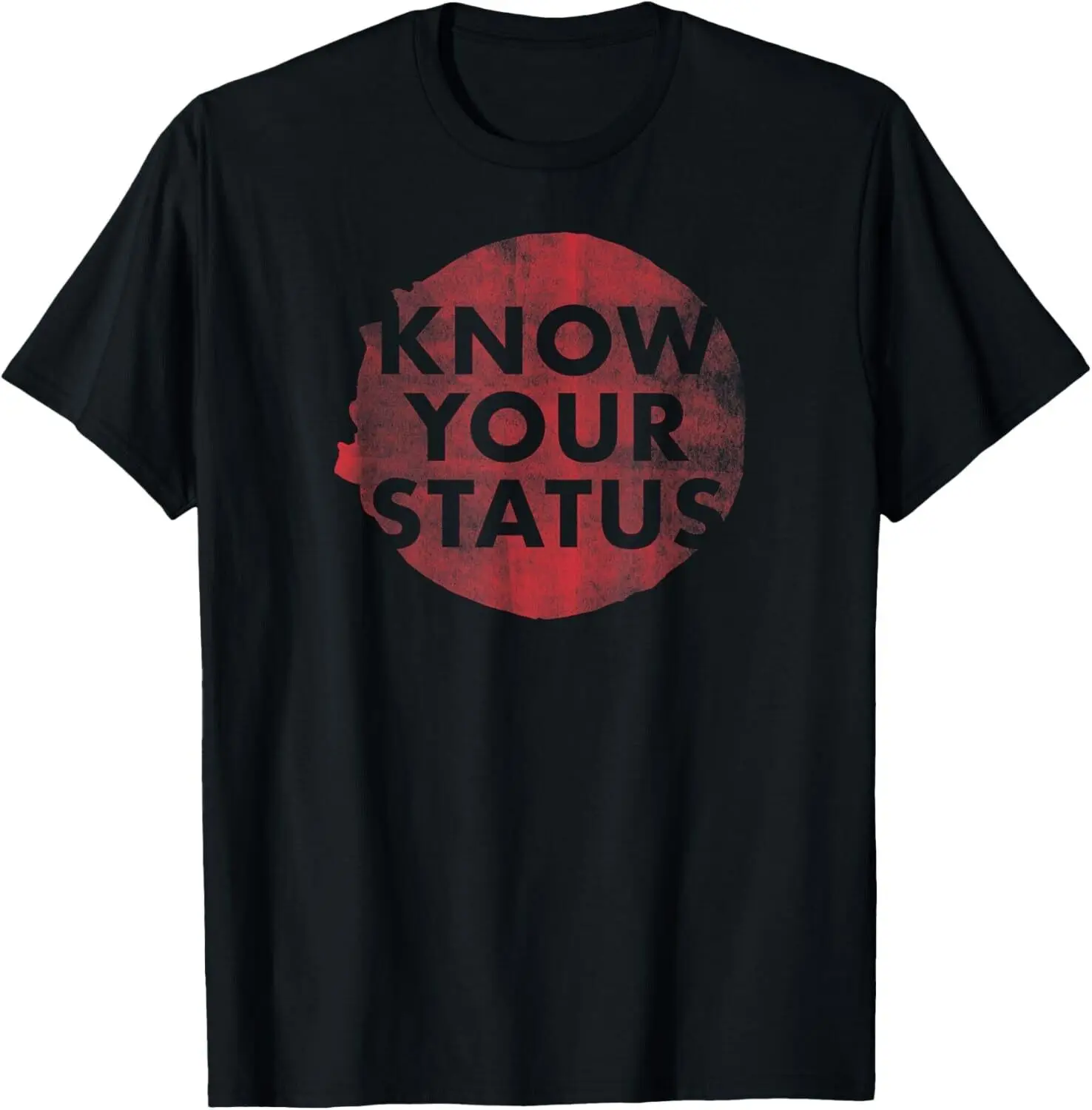 Know Your Status Aids Hiv Awareness Gift World Aids Day Gift Unisex T-Shirt