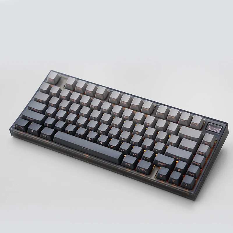Keydous NJ81 CP V2 لوحة مفاتيح الألعاب Hall Effect Gateron Jade Pro Switch 0.01mm RT 8K معدل الاستقطاب اللاسلكي مع شاشة TFT RGB