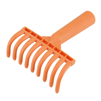 9 Teeth Plastic Rake Multipurpose Yard Garden Leaf Rake Grass Cleaning Rake Olive Picking Rake Potted Shovel Transplanting Tool