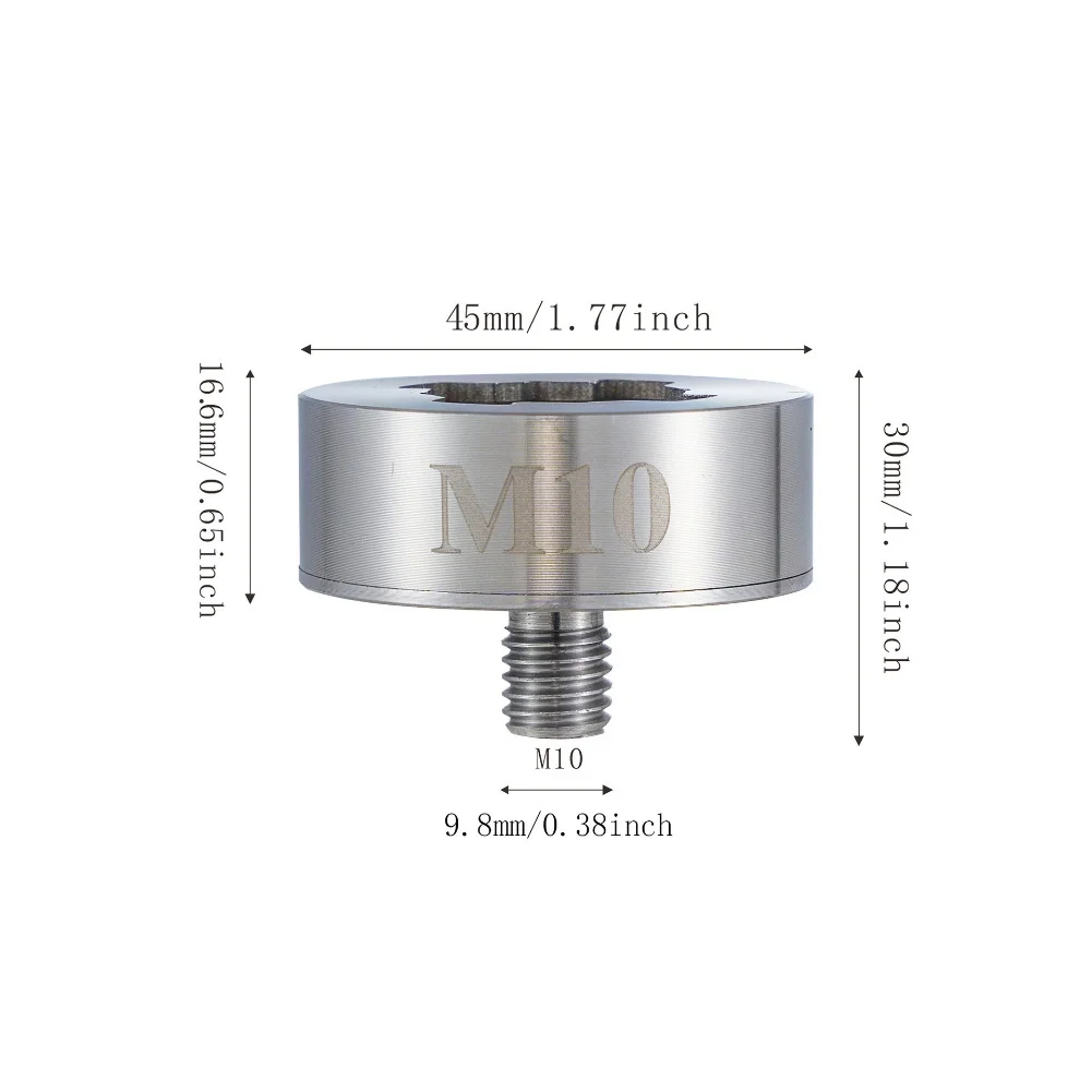 For X Lock Angle Grinder Thread Adapter Conversion Kit with Steel Nut and Pressing Plate for Improved Blade Attachment Stability