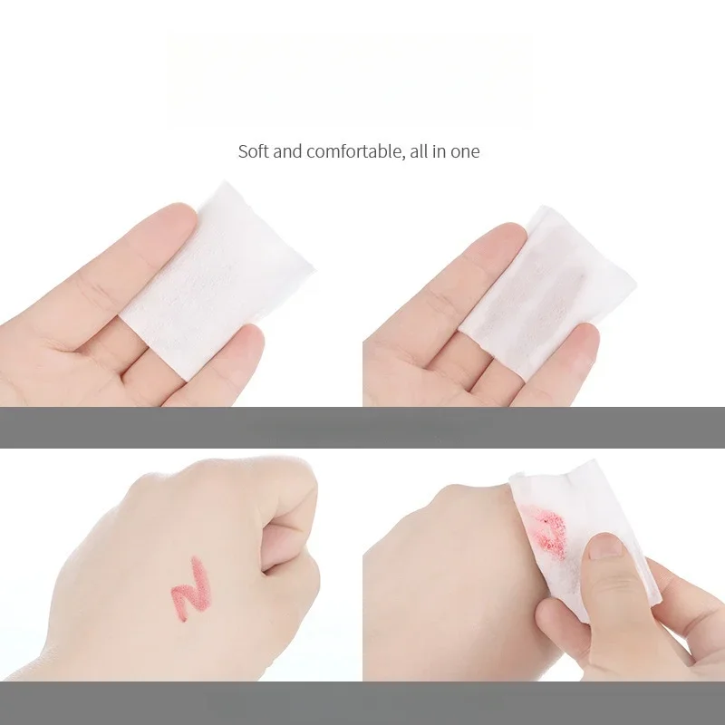 50pcs Reusable Makeup Remover Pads Washable Round Bamboo Make Up Pads Removal Adhesive Remover Cream Makeup Tools