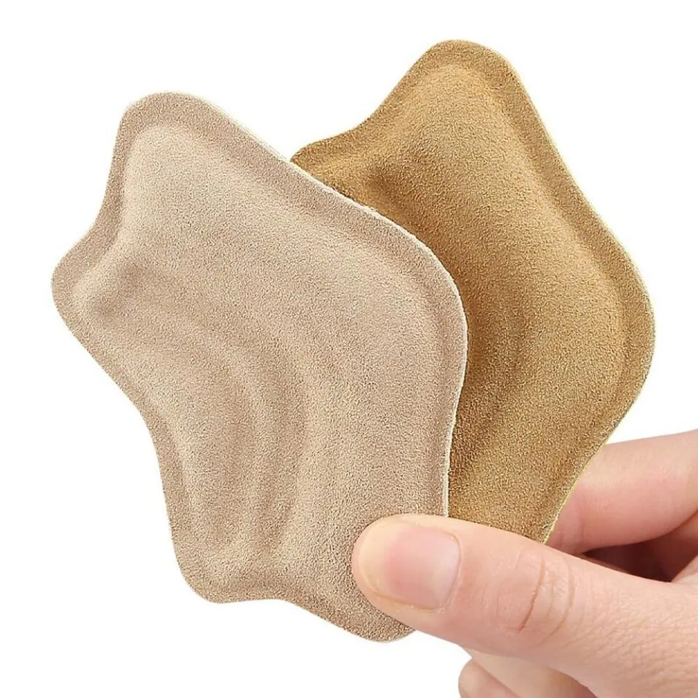 New Soft Back Heels Pads Anti Wear Prevent Dropping Leather Heel Patch Stealth Springback Foot Care Tools