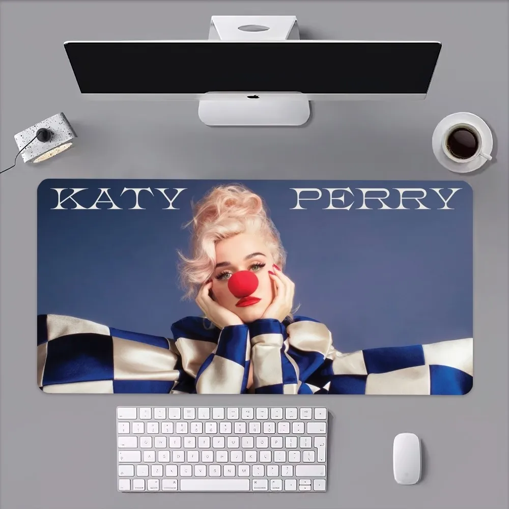 Singer K-Katy Perry Teenage Dream Mouse Pad Computer Laptop Gaming Office Wrist Guard Non Slip Keyboard Pad