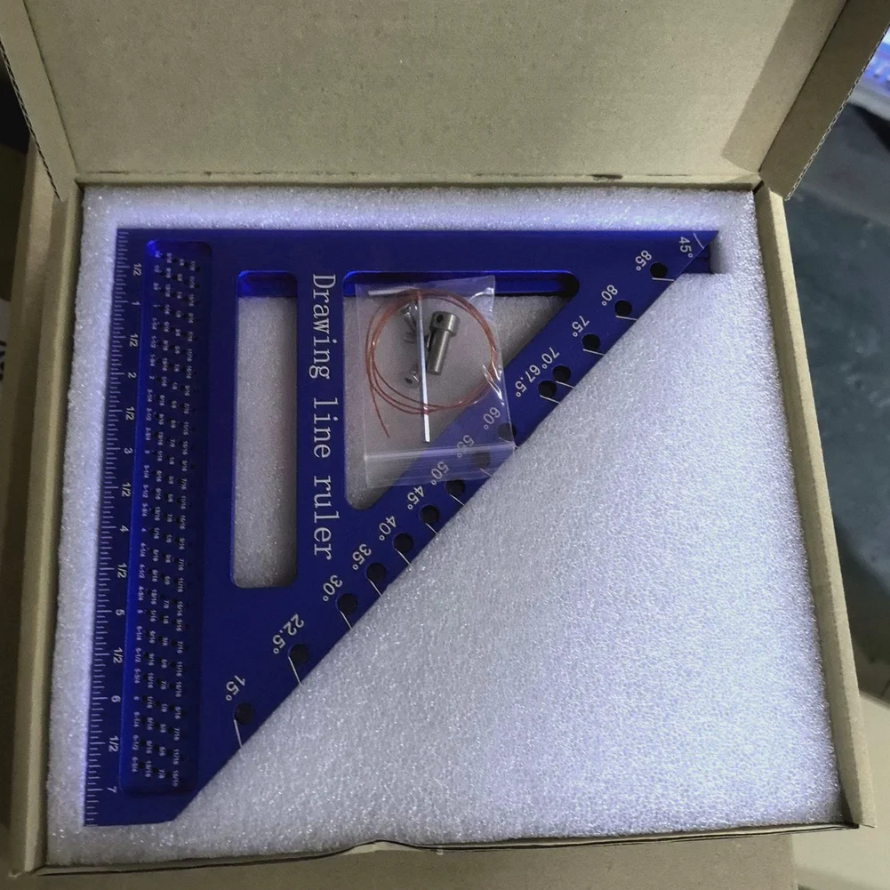 

8.5 Inch Multi Angle Carpenter Square 3D Woodworking Ruler For DIY Layout Projects Marking Measuring Cutting And Correction