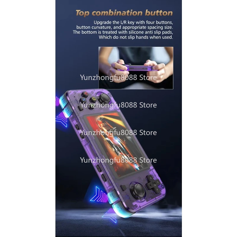 36H وحدة تحكم بجهاز لعب محمول نظام Arkos 15000 الألعاب المحمولة الجيب المحمول بنتيوم 4 3.5 بوصة IPS شاشة R36S وحدة التحكم #6