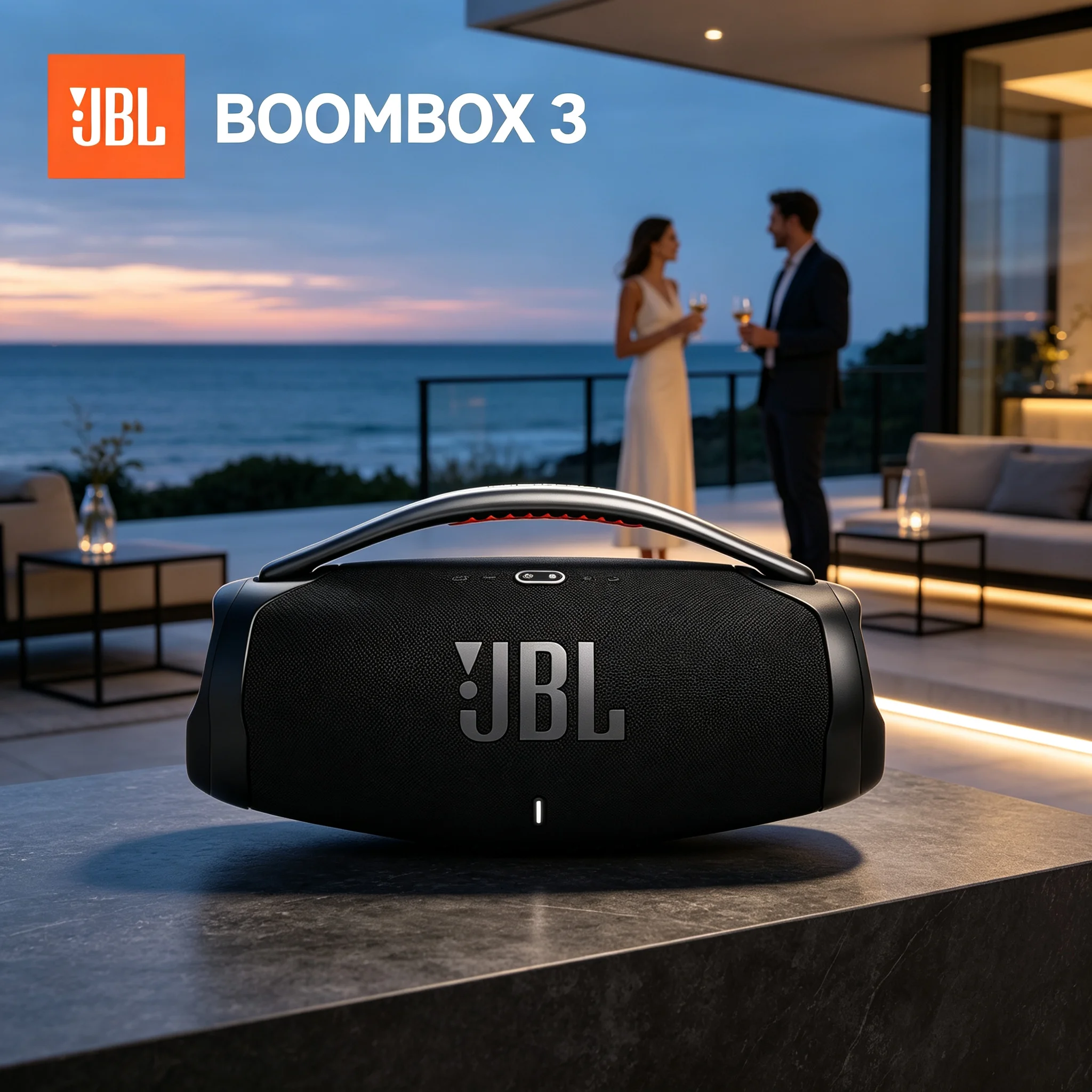 JBL BOOMBOX 3 Portable Bluetooth Speaker IP67 Waterproof Powerful Bass Wireless Speaker for Outdoor Party Camping