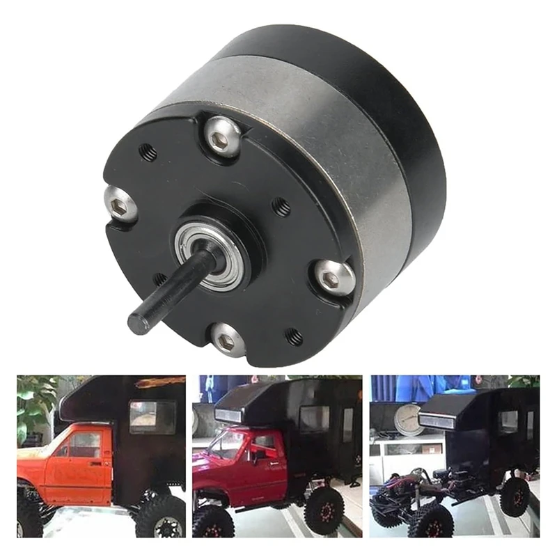 540 Motor Gear Reducer, RC Car 1/3 Planetary Transmission 36Mm Diameter Electric Mini Speed Reduction Geared Motor