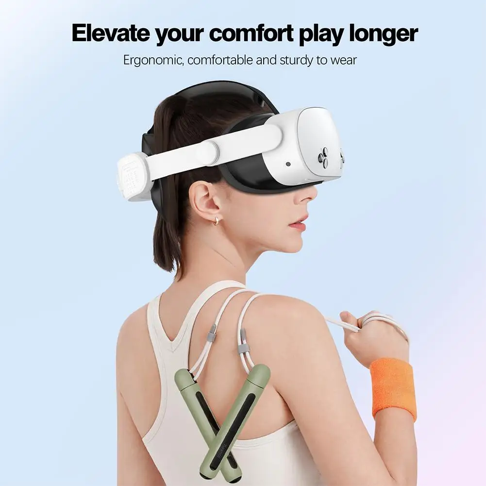 Head Strap for Meta 3S Lightweight Comfortable VR Accessories Adjustable Halo Headband for Oculus 3S Enhance Comfort