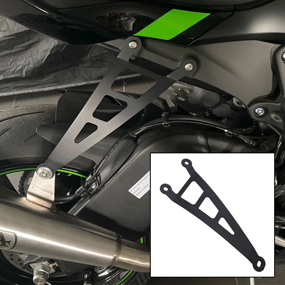 FÜR KAWASAKI ZX6R 2009–2025 Auspuffhalterung Ninja ZX-6R/40th Anniversary Edition 2025 2024, Schalldämpfer-Auspuffhalter