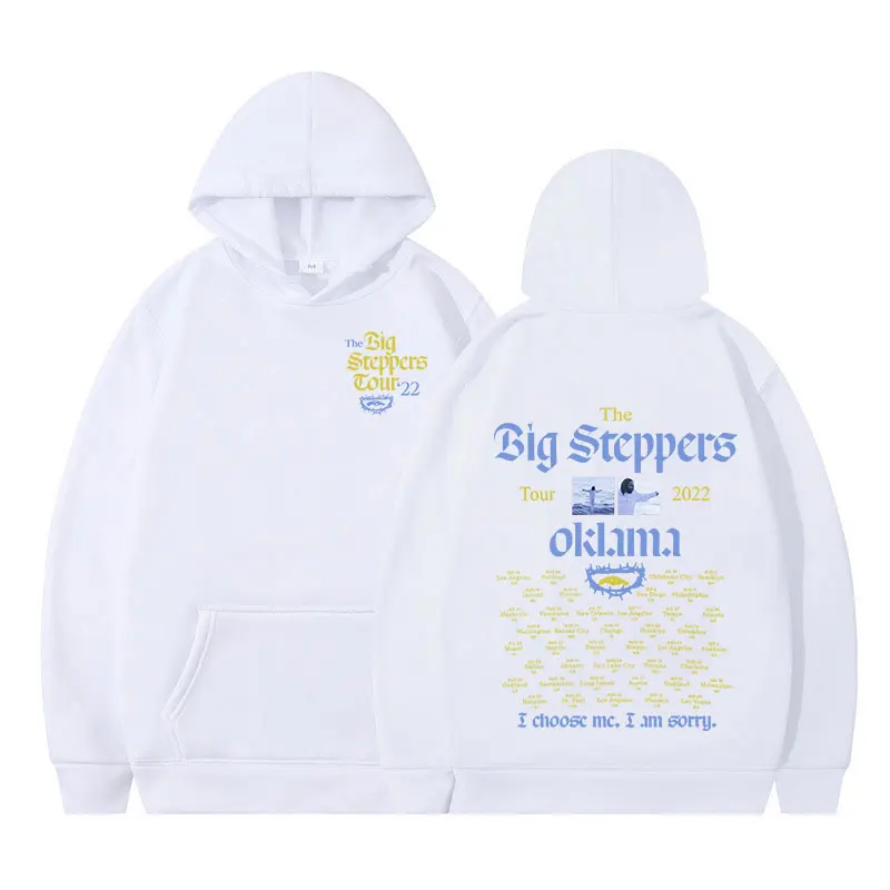 Rapper Kendrick Lamar Hoodie Mr. Morale & The Big Steppers Tour 2022 Print Hooded Fleece Sweatshirts Men\'s Hip Hop Streetwear
