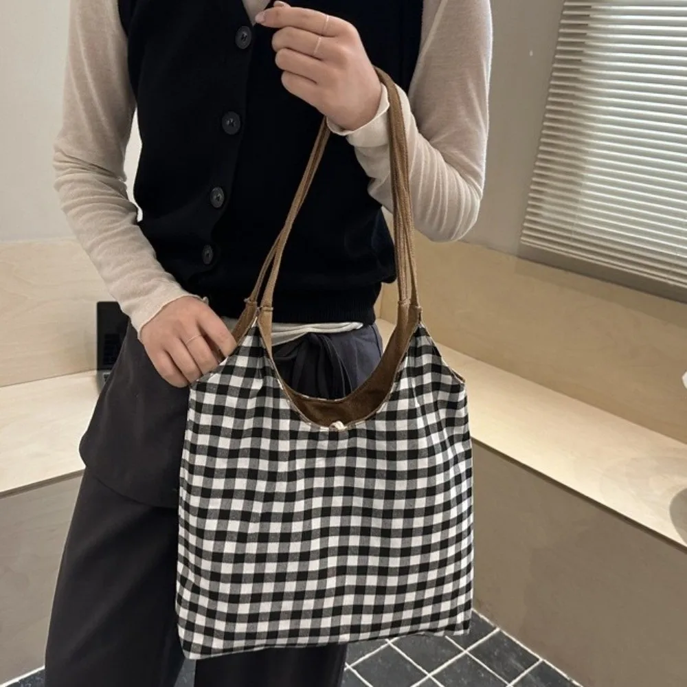 Vintage Puppy Paw Print Tote Bag Little Dog Washed Canvas Handbag Soft Fabric Reversible Design Drawstring Shoulder Bag