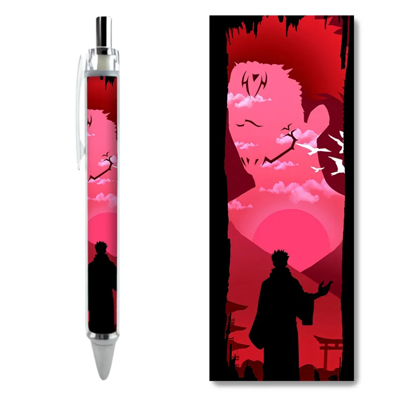 2/4PCS Itadori Yuji Oboro Tsukuyomi Gojo Satoru Characters Simplicity Gel Pens Anime Cool Creative Stationery Writing Supplies