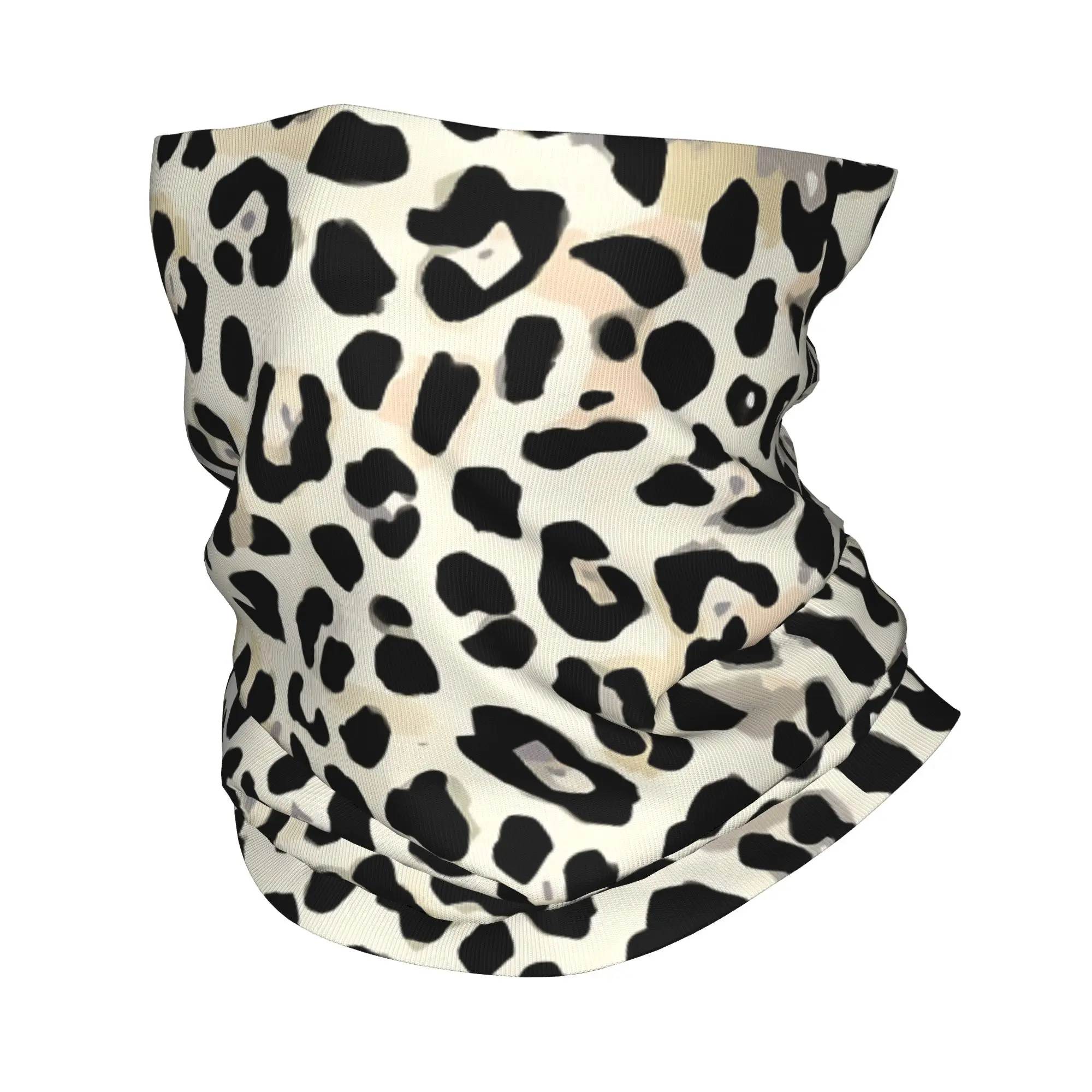 Outdoor Sports Balaclava Wild Leopard Print Bicycle Mask Soft Bike  Face Masks Funny Running Travel Windproof Scarves