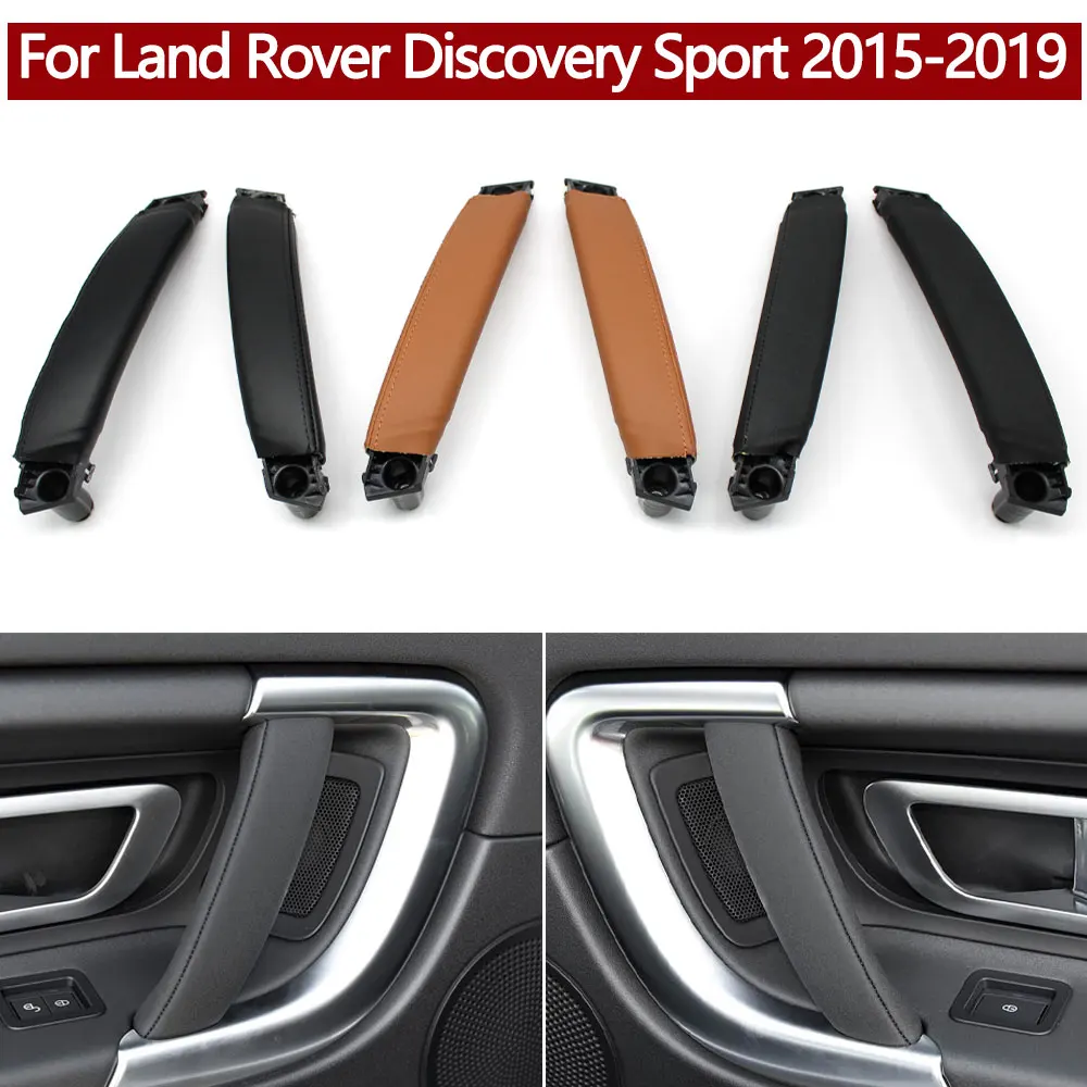 

Car Interior Left Right Door Leather Pull Handle Assembly Replacement For Land Rover Discovery Sport 2015-2019 LR076161 LR076162