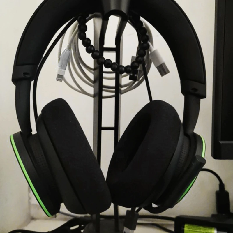 2 قطع وسادات الأذن بولي Leather الجلود أو القماش نوع بطانة للأذن وسادة بطانة للأذن ل SteelSeries Arctis 1 3 5 7 9 9X برو سماعات الألعاب