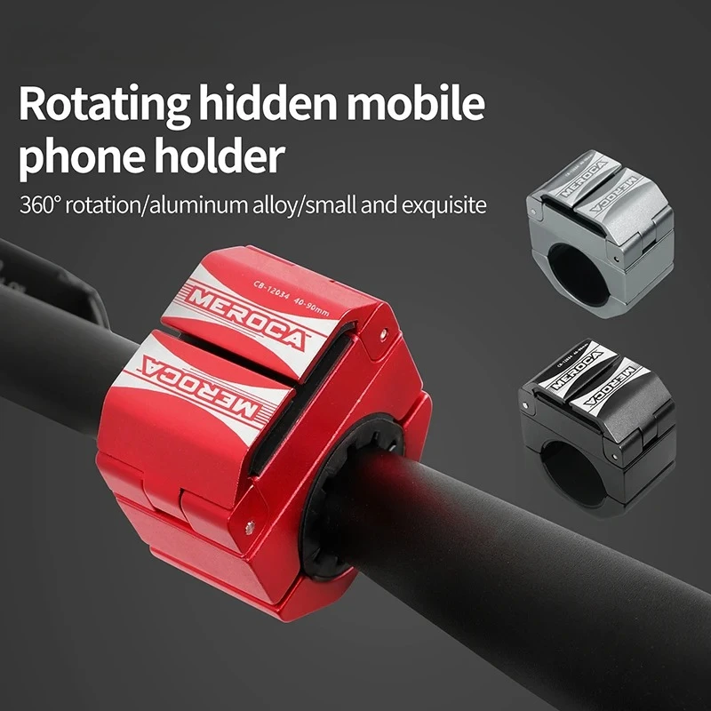 Bicycle Mobile Phone Holder Can Be Rotated 360° Ultra-Light MTB ROAD Bike Aluminum Alloy Phone Holder