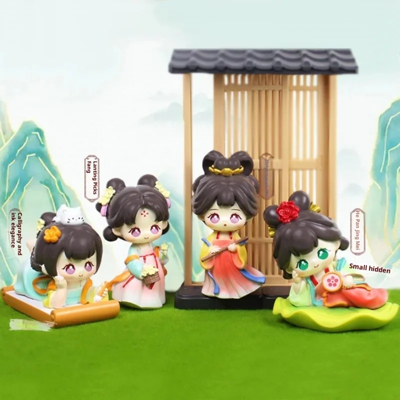 

Креативные игрушки в древнем стиле, слепая коробка, модная игрушка для офиса, настольные украшения, идеальный подарок для девочек и девочек-подростков