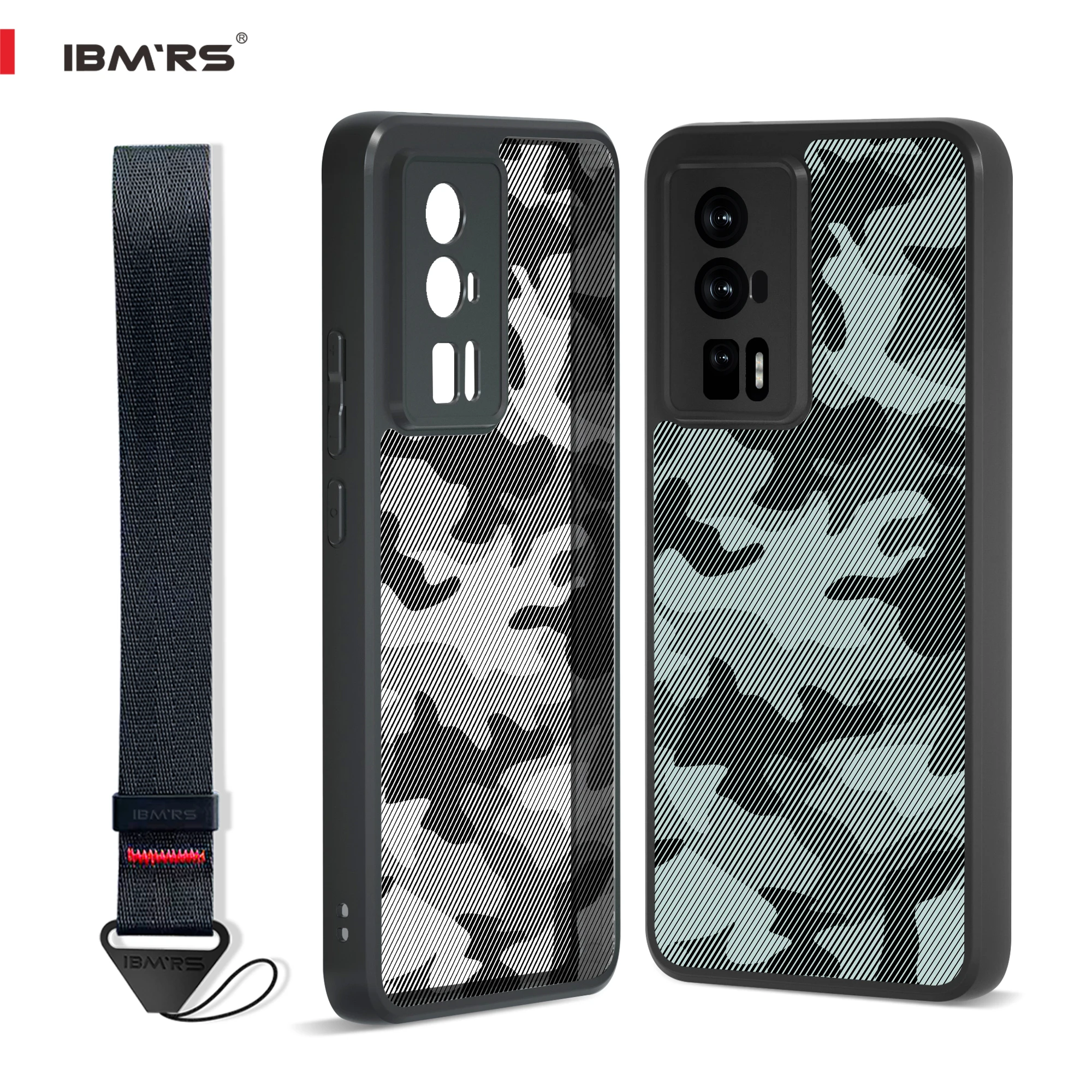 

for Redmi K60/K60 Pro/Poco F5 Pro Case,Shockproof Cover with Lanyard& Anti-Scratch Protection