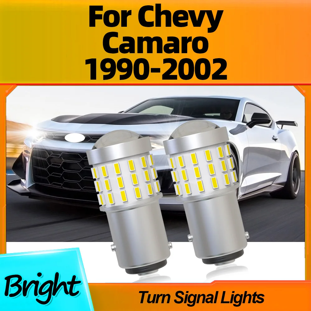 

2Pcs 1157 P21/5W BAY15D Car Led Turn Signal Light Lamps 6000K For Chevy Camaro 1990 1991 1992 1993 1994 1995 1996 1997 1998-2002