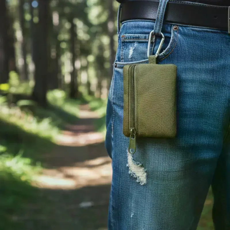 Tactical Mini Waist Pack: A Multi-functional Waist Pack That Can Hold Coins, Keys, And Outdoor Sports Equipment.