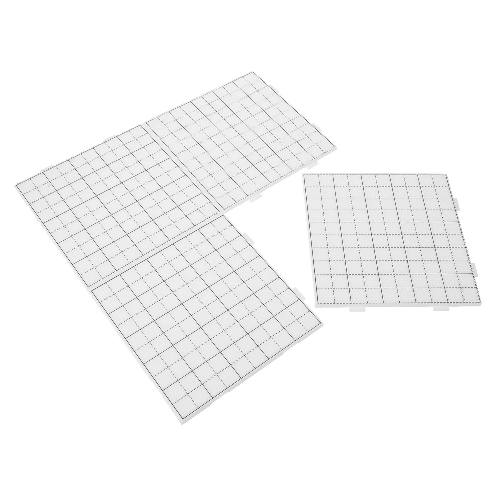 

Набор из 4 пластиковых досок для термомозаики 15x15 см, квадратные перфорированные основы для узоров из термомозаики, наборы для творчества своими руками, инструменты для детских творческих занятий