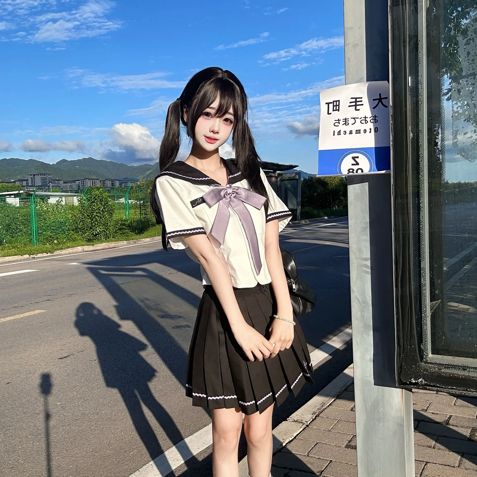 

Japan Jk Original Authentic Waist Slimming Sailor Uniform Suit School Supply Sweet Sailor Uniform