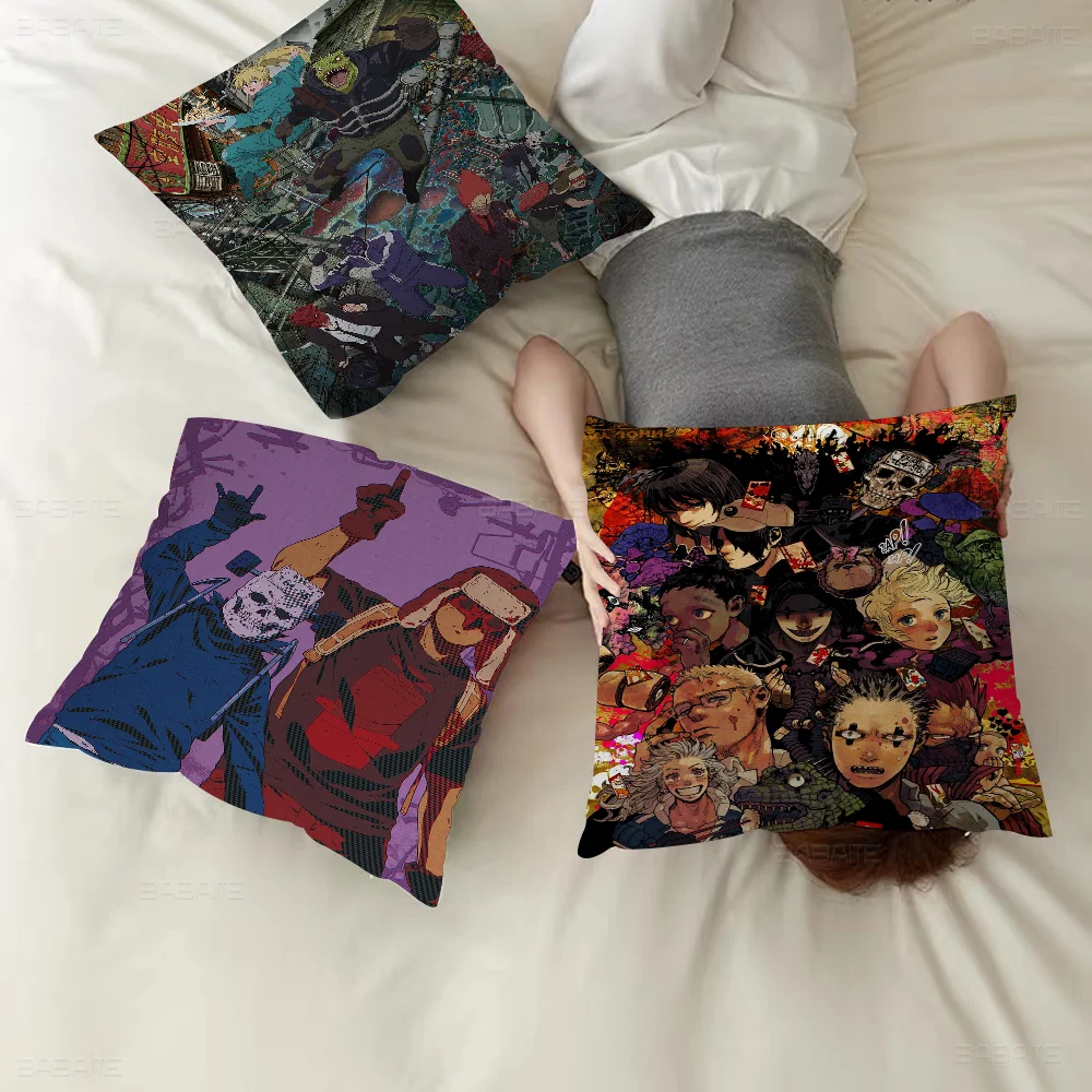 

Anime Dorohedoro Pillowcase Toon Gift Cushion Cover Bedroom Home Sofa Chair Seat Decor Pillow Case