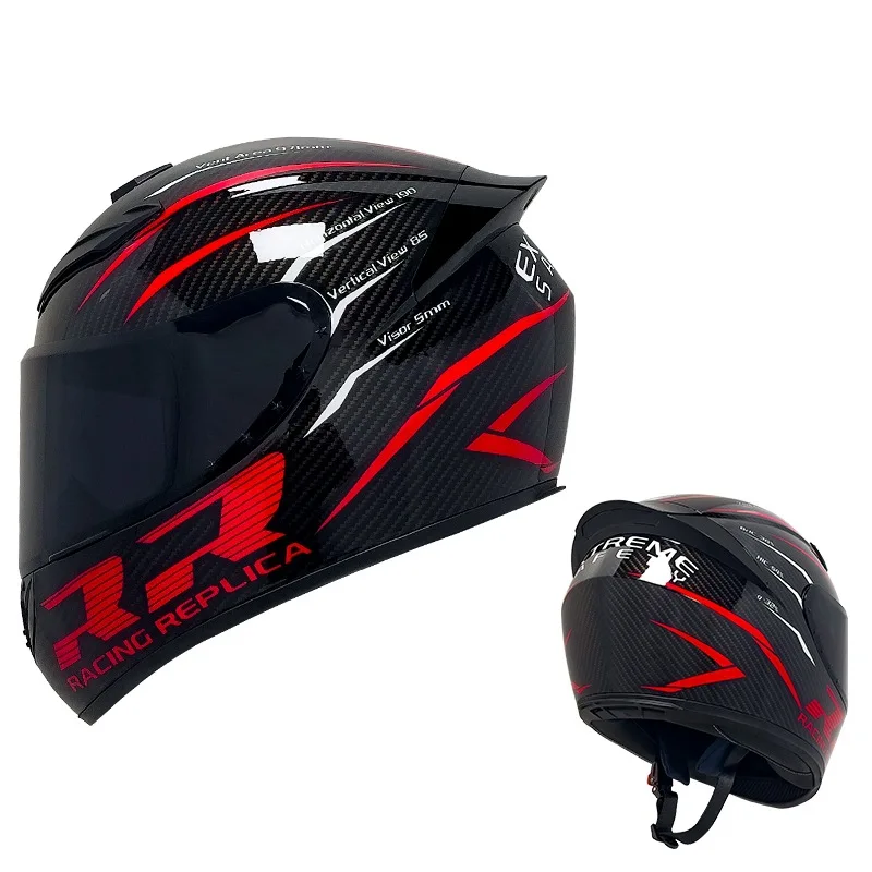 DOT Casco Moto Unisex Casco completo Casco di sicurezza Casco Outdoor Riding Casco Moto Capacetes caschi quattro stagioni universale