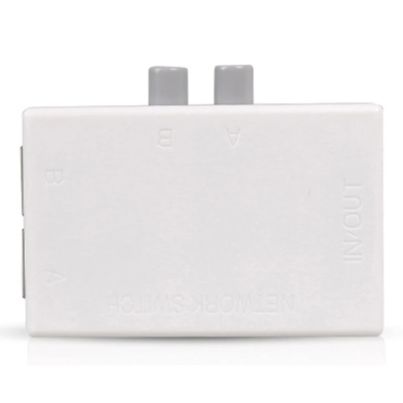 rete Ethernet Adattatore splitter rete RJ45 Extender 2 in 1 uscita