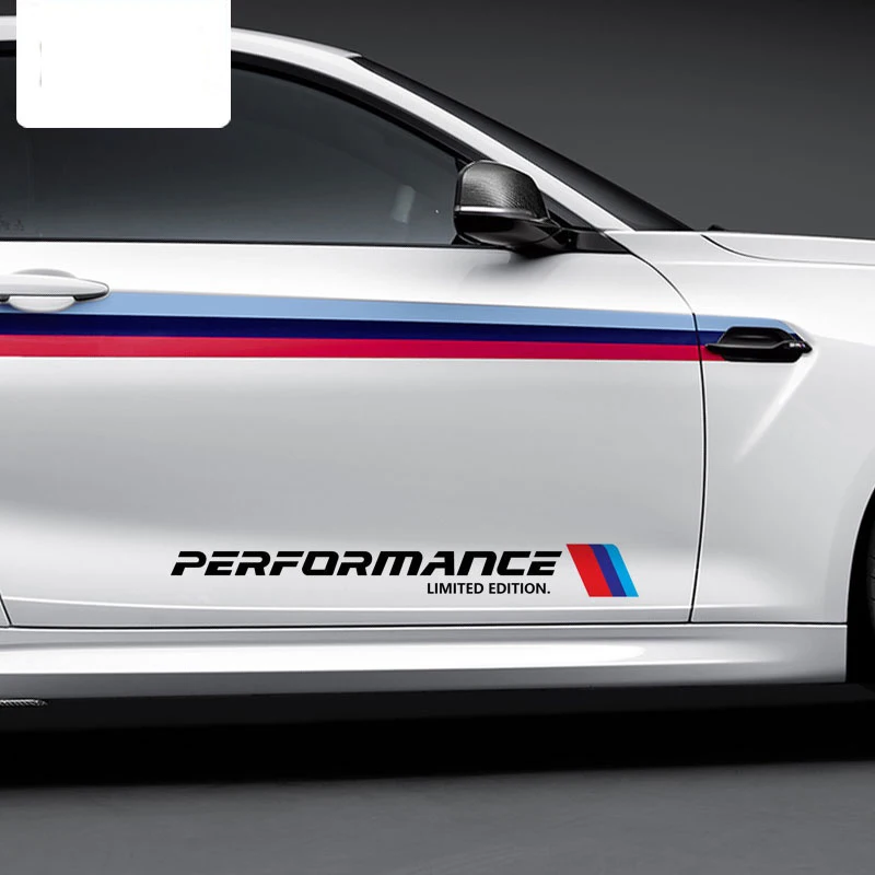 Mperformance-ملصق هيكل السيارة لبي دبليو ، E30 ، E36 ، E39 ، E46 ، E60 ، E61 ، E64 ، E70 ، E71 ، E85 ، E87 ، E90 ، E83 ، F10 ، F20 ، F30 ، e80, M3, M5, 2 #2